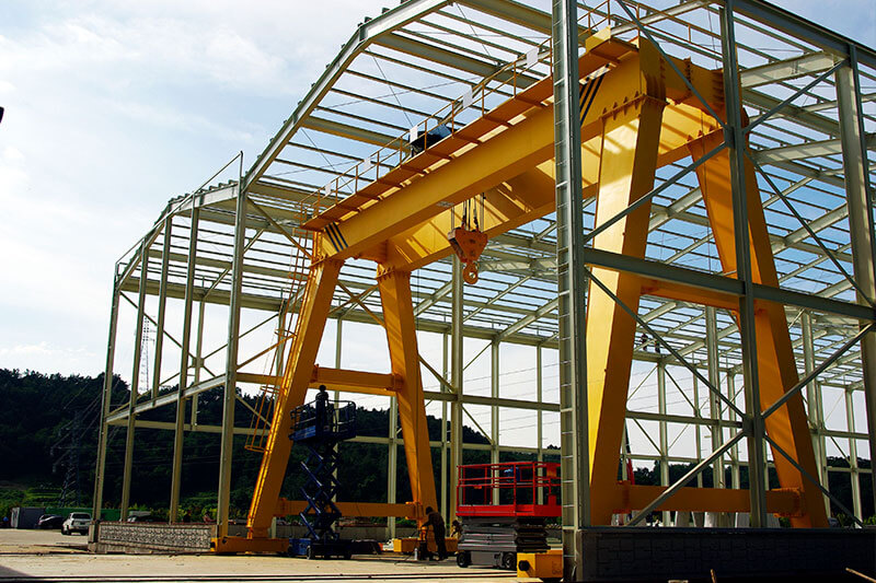 Grúa pórtico de doble viga MG