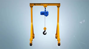 DQCRANES manual gantry crane