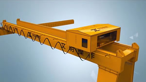 Semi-gantry crane