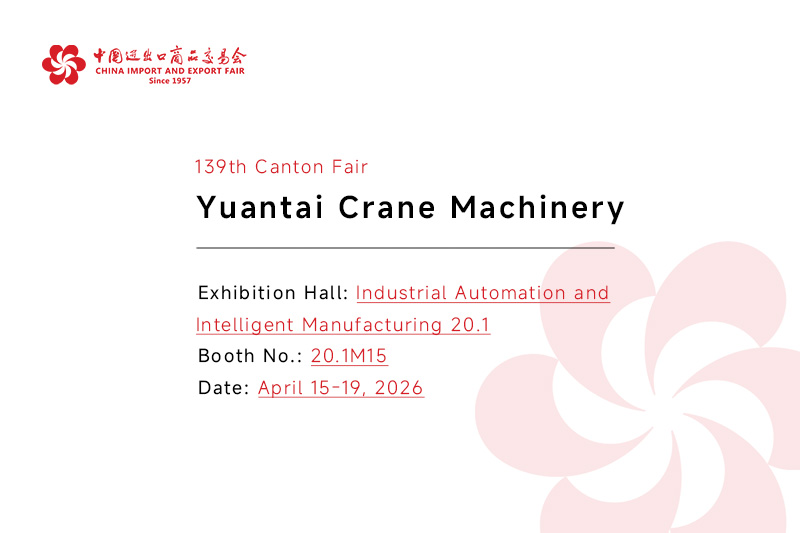 Get Overhead Crane Discount Price at 139th Canton Fair
