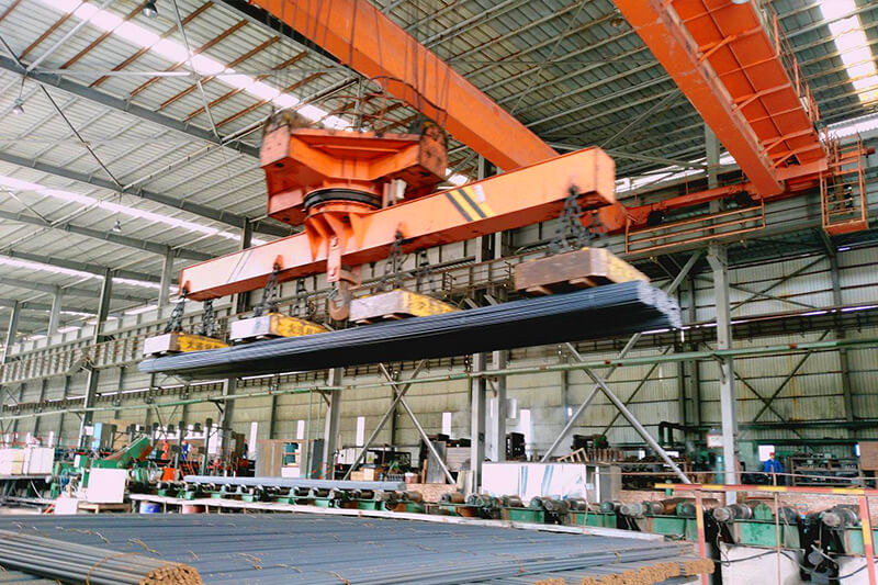 Overhead Crane for Steel Bar Lifting