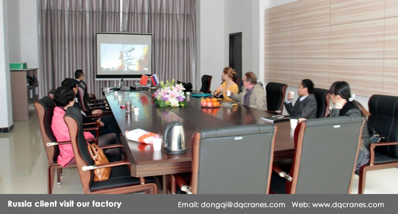 Face-to-face meeting with Russian clients