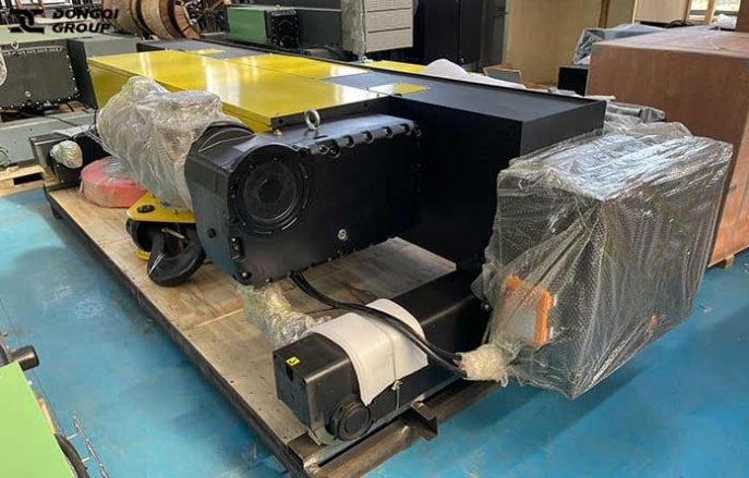 35/5 Ton Double Girder Hoist with End Carriages for a Steel Plant in Pakistan