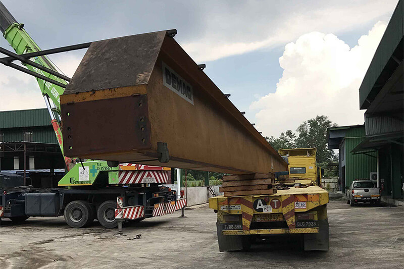 Chariots d'extrémité adaptés aux besoins du client par grue de Dongqi pour la grue de Demag