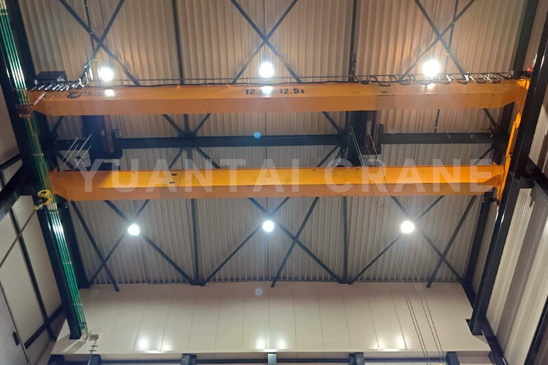 12.5+12.5 ton Eurpean-spec Double Girder Overhead Crane
