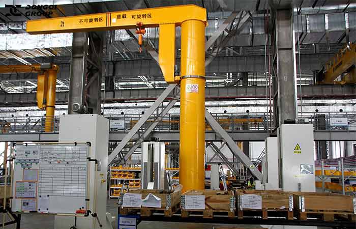 7 Ton Heavy Duty Jib Crane for Sale to Ecuador