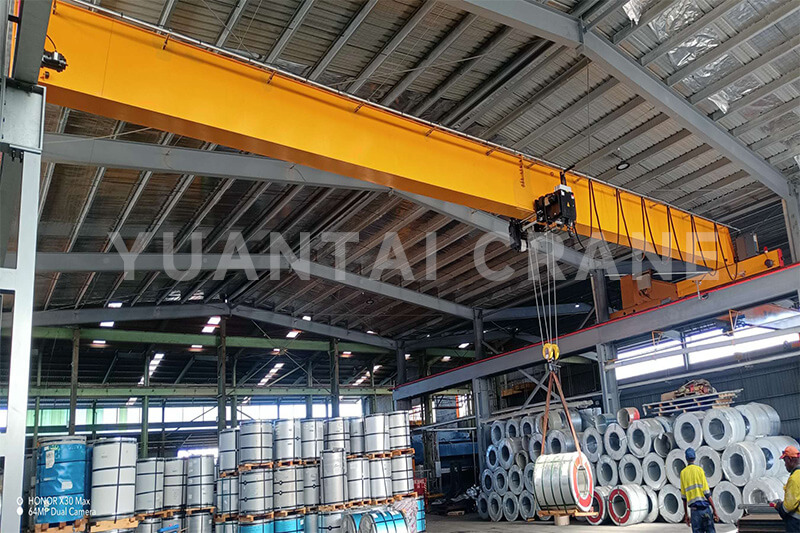 10 Ton European Single Girder Crane with Full VFD for Peru