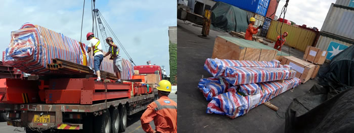 Overhead crane ready for delivery to Thailand