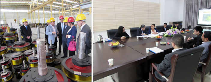 Pakistan client at DQCRANs' workshop and at meeting room